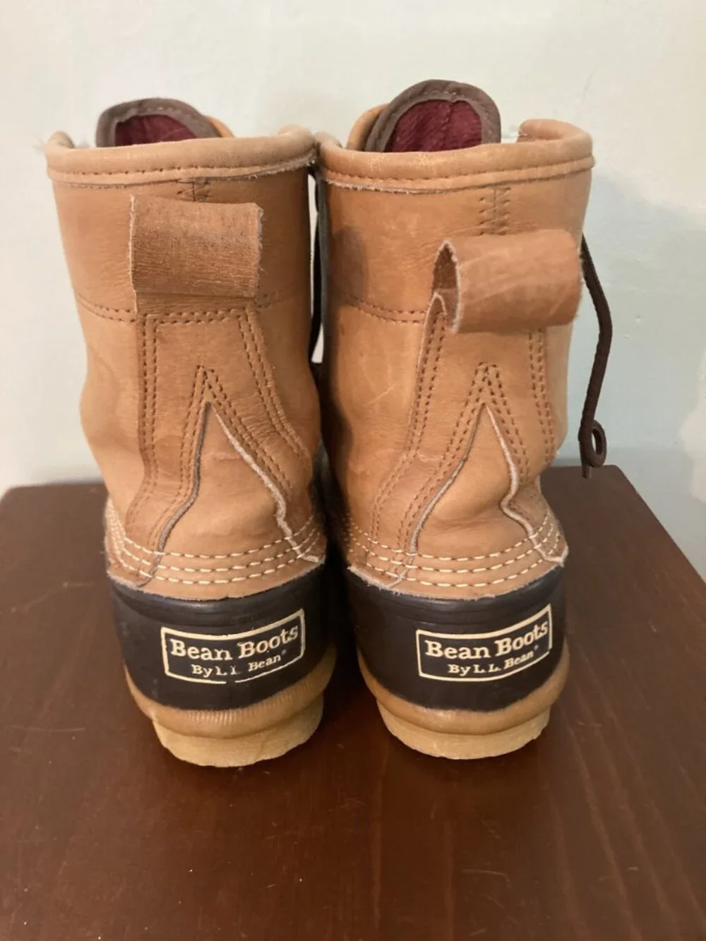 LL Bean Freeport Maine Hunting Shoes Duck Boots 8” Vtg Men 9 LM Rubber
